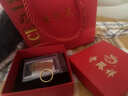 老鳳祥黃金戒指足金碎碎冰指環(huán)女新款純金手飾生日情人節禮物送女友老婆 足金戒指金重約1.1g【經(jīng)典品牌禮盒】 圈口12 曬單實(shí)拍圖