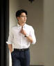 杉杉（FIRS）長(cháng)袖襯衫男士春秋季中年商務(wù)翻領(lǐng)純色休閑上衣 白色 XL 曬單實(shí)拍圖