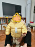 巴拉巴拉童裝兒童羽絨服寶寶男女童2025冬裝新款嬰兒外套保暖上衣泡芙羽絨 黃色小南瓜31004-白鴨絨 90 （充絨量71g 適合1-2歲） 曬單實(shí)拍圖