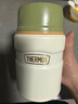 膳魔師（THERMOS）燜燒杯520ml保溫湯壺316鋼保溫飯盒桶寬口水杯帶勺TSK2-520S CRW 曬單實(shí)拍圖