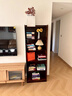 落地置物架實(shí)木書(shū)架臥室不占地方書(shū)柜多層展示柜窄邊靠墻收納柜子 【松木款】五層|寬25CM胡桃色60x25x136CM 曬單實(shí)拍圖