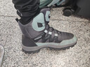 回力雪地靴男鞋保暖登山加絨加厚大碼高幫東北大棉鞋 1902 月黑色 43 曬單實(shí)拍圖