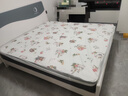 柯斯德尼（kidsneed）嬰兒隔尿墊可水洗隔尿床單新生兒童寶寶幼兒隔尿墊老年成人姨媽墊 床笠-親膚【三層加厚】春日萌兔 1.8米x2米 曬單實(shí)拍圖