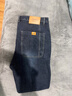 皮爾卡丹（pierre cardin）牛仔褲男秋冬季韓版復古寬松直筒休閑褲子男士高端男裝 藍灰色 34 曬單實(shí)拍圖