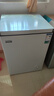 容聲145升減霜小型迷你冰柜家用冷藏冷凍單溫臥式冷柜一級能效節能省電 珍珠白 145L 曬單實(shí)拍圖