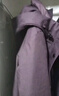 鴨鴨（YAYA）三合一中年媽媽羽絨服冬季新款內膽戶(hù)外沖鋒上衣中老年人女裝外套 葡萄紫色 2XL (175) 曬單實(shí)拍圖