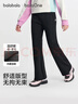 巴拉巴拉balaOne兒童長(cháng)褲女童加絨褲子2025秋冬喇叭褲保暖潮208425108011 曬單實(shí)拍圖