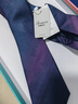 羅蒙領(lǐng)帶男真絲藏青漸變商務(wù)正裝休閑手打8厘米桑蠶絲藏青酒紅漸變 曬單實(shí)拍圖