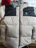 駱駝（CAMEL）小太陽(yáng)自發(fā)熱戶(hù)外羽絨服秋冬新款男女加厚白鴨絨保暖外套面包服 【自發(fā)熱】白玉粉/幻影黑，A33CAPN163E 男女 L 曬單實(shí)拍圖