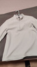 KOLON SPORT/可隆戶(hù)外抓絨衣 男士保暖POLARTEC半拉鏈長(cháng)袖T恤 LHZT5WN127-LG 淺灰 L 175/96A 曬單實(shí)拍圖