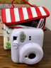 INSTAX富士instax立拍立得 一次成像相機 mini12（mini11升級款）鳶尾紫 曬單實(shí)拍圖