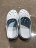 樸西新款2026上新男女童洞洞鞋兒童室外包頭拖鞋透氣厚底涼爽沙灘涼鞋 凈水藍 19 [190mm] 曬單實(shí)拍圖