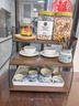 木格格餐桌零食置物架杯架茶杯收納架放杯子神器茶具收納柜廚房調料架子 兩層小號 曬單實(shí)拍圖