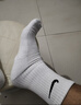 JUST DO IT襪子NIKE中筒純棉毛巾底黑白色跑步運動(dòng)襪男籃球鯊魚(yú)褲簡(jiǎn)約潮流襪 [長(cháng)筒]白色 5雙 L (42-46碼)毛巾底 曬單實(shí)拍圖