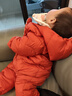 巴拉巴拉童裝嬰兒連體衣輕薄羽絨服寶寶衣服2025冬裝抱衣爬服男童女童萌趣 曬單實(shí)拍圖