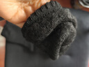 加絨加厚仿羊絨襪子男女秋冬季保暖中筒東北零下40度老年人超厚 【黑色】 3雙 均碼 曬單實(shí)拍圖