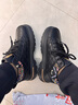 海瀾之家男鞋秋冬新款軟底增高馬丁靴男高幫工裝鞋子男百搭英倫復古皮靴子 黑色 40 曬單實(shí)拍圖
