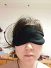 GERTHRON黑色眼罩遮光睡眠專(zhuān)用緩解眼睛疲勞成人睡覺(jué)男生青少年學(xué)生午休 炭黑眼罩1只【面積加大 強遮光】 曬單實(shí)拍圖