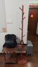 樹(shù)浩實(shí)木落地衣帽架家用客廳臥室簡(jiǎn)易立式單桿掛衣桿加粗室內掛包架子 【特價(jià)松木款】胡桃色-8掛鉤 曬單實(shí)拍圖