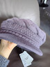 羅蒙毛線(xiàn)帽子女士秋冬季加絨加厚護耳保暖防風(fēng)防寒送長(cháng)輩媽媽針織帽 曬單實(shí)拍圖