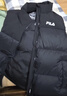 FILA 斐樂(lè )官方男士羽絨馬甲冬新款時(shí)尚休閑RGB多彩羽絨外套 正黑色-BK 2XL 185/104A/XXL 曬單實(shí)拍圖