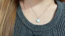 惜禮一貝子純銀項鏈女生學(xué)生貝殼吊墜一輩子精致鎖骨鏈新年情人節禮物 【925銀】一貝子項鏈 曬單實(shí)拍圖