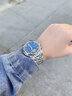 勞力士瑞士原裝手表男士全自動(dòng)機械表防水夜光時(shí)尚潮流專(zhuān)用男表 R6607本色藍面 曬單實(shí)拍圖