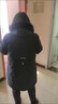 貝娜妮（Beinani）大碼女裝胖mm白鴨絨羽絨服女冬裝加肥加大碼200斤胖人中長(cháng)款外套 黑色 4XL 建議175-200斤 曬單實(shí)拍圖