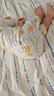 貝瑞加（Babyprints）嬰兒連體衣2件裝寶寶夏季長(cháng)袖爬服純棉哈衣柔軟家居內衣 黃90 曬單實(shí)拍圖