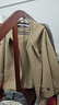 太平鳥(niǎo)女裝2024年冬季一手長(cháng)連帽大衣A1AAE4290 卡其 S 曬單實(shí)拍圖