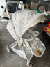 紐貝耳newber嬰兒車(chē)推車(chē)可坐可躺輕便折疊高景觀(guān)雙向手推車(chē)新生兒0-3歲 高定睡籃版-米灰 360°換向/防曬/全景天窗/護脊硬靠背 曬單實(shí)拍圖