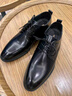 紅蜻蜓男鞋系帶商務(wù)鞋新款英倫男士皮鞋正裝鞋男幫牛皮德比鞋WTA43334 黑色升級版 42 曬單實(shí)拍圖