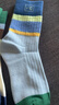 蕉內小熱皮502++兒童襪子7A抗菌男女童保暖拼色中筒襪秋冬季熱皮襪3雙 曬單實(shí)拍圖