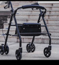福仕得（fushide）助行器老年人助力行走器康復走路輔助代步車(chē)可推可坐帶籃手推車(chē) 曬單實(shí)拍圖