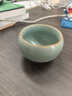 八千行茶杯高檔主人杯陶瓷功夫茶杯汝窯開(kāi)片建盞辦公家用單人品茗喝茶碗 曬單實(shí)拍圖