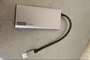聯(lián)想（lenovo）Type-c擴展塢USB分線(xiàn)器hub擴展器網(wǎng)口延長(cháng)線(xiàn)VGA轉換器HDMI 4K轉接器讀卡器PD100W拓展塢BY11(金屬) 曬單實(shí)拍圖
