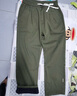 大嘴猴（paul frank）純棉長(cháng)褲子男休閑褲男春夏季新款寬松直筒垂感百搭潮牌工裝闊腿褲 軍綠色2328H【四季常規款】 L 【建議120-135斤】 曬單實(shí)拍圖