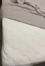 水星家紡 床墊床褥子 A類(lèi)床笠綁帶式床護墊 宿舍可折疊榻榻米床墊被褥鋪底 【床笠款】柔膚床護墊(素灰色) 180cm*200cm【雙人床】 曬單實(shí)拍圖