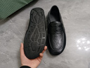 普步仕品牌真皮皮鞋男2026春秋季新款棕色商務(wù)休閑鞋男一腳蹬軟底鞋子男 黑色 42 標準皮鞋尺碼 曬單實(shí)拍圖