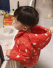 迷你巴拉（minibala）男女童寶寶新中式拒水連帽羽絨服兒童外套新年拜年馬年2026新款 曬單實(shí)拍圖