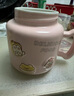 可愛(ài)陶瓷杯帶蓋家用大容量馬克杯高顏值創(chuàng  )意水壺杯辦公喝水杯茶杯 【櫻花粉】花蓋陶瓷杯 1個(gè) 500ml 曬單實(shí)拍圖