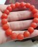 石玥珠寶收藏級10-11mm保山南紅瑪瑙手串轉運珠手鏈男女士款 水晶瑪瑙 曬單實(shí)拍圖