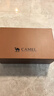 駱駝（CAMEL）皮鞋男商務(wù)休閑鞋春夏季真皮高端加絨一腳蹬牛皮爸爸鞋子男士 G15A211066R 黑色 【加絨】 39 曬單實(shí)拍圖