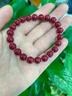 天官賜?！?8節禮物】收藏級天然全透光晶體朱砂手串男女款本命年禮物8mm 曬單實(shí)拍圖