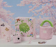 INSTAX富士instax立拍立得 一次成像相機 mini12精美禮盒 櫻花寶貝 含10張fafa花邊相紙 曬單實(shí)拍圖