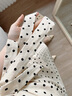 茵曼（INMAN）法式波點(diǎn)褶皺收腰無(wú)袖連衣裙2026春季女裝新款顯瘦背心裙子  淺米杏 S 曬單實(shí)拍圖