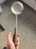 康巴赫漏勺304不銹鋼線(xiàn)漏胡桃木防燙撈餃子面條勺12cm漏網(wǎng)油炸勺子笊籬 曬單實(shí)拍圖