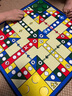 AILUKI日本飛行棋地毯超大號親子互動(dòng)小學(xué)生棋類(lèi)益智玩具新年節兒童禮物 60*60cm飛行棋地毯 （送玩法說(shuō)明+實(shí)木棋+手提袋) 曬單實(shí)拍圖
