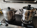蘇泊爾（SUPOR）蘇泊爾蒸鍋家用304不銹鋼雙層加厚蒸煮鍋多用迷你小蒸鍋 SZ24B2高拱蓋 2層 24cm 曬單實(shí)拍圖