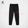 KELME/卡爾美青訓秋冬運動(dòng)收腿褲跑步訓練加絨加厚兒童足球長(cháng)褲 黑色 140 曬單實(shí)拍圖